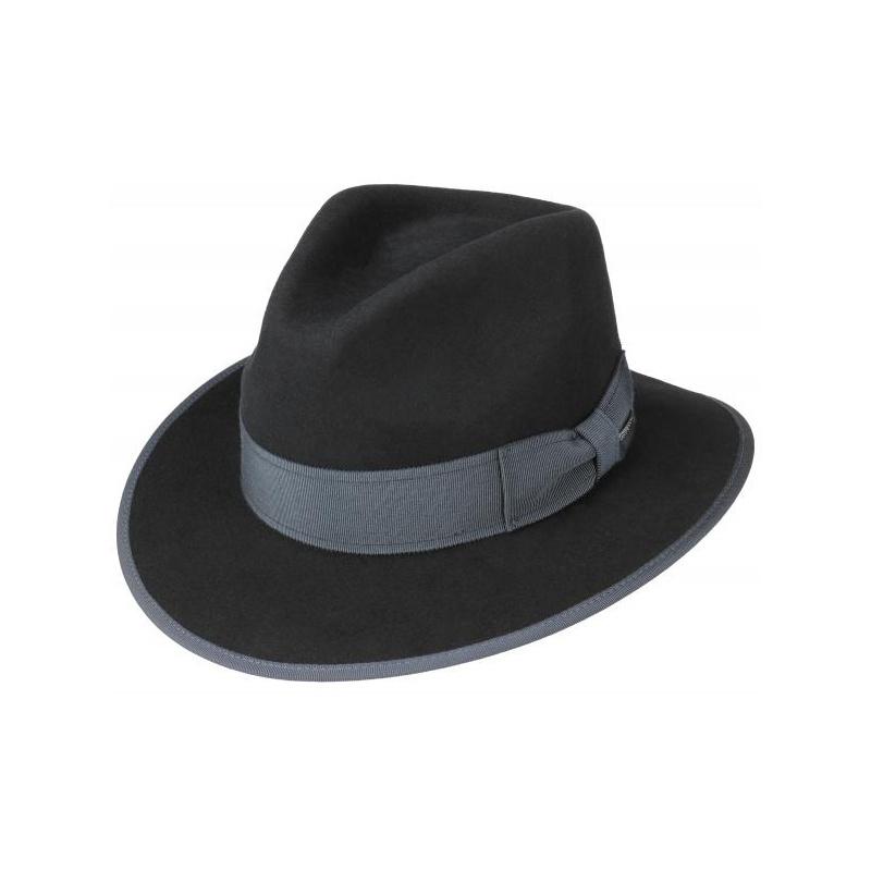  Wool cashmere black hat Brands Stetson